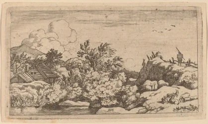 Goat Herd on a Hill