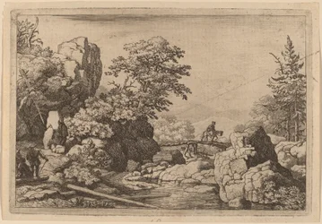 Horseman on a Bridge