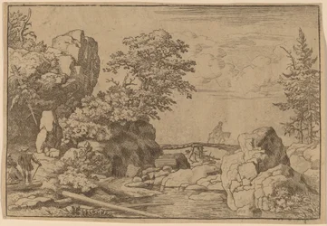 Horseman on a Bridge