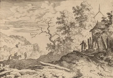 Hut with the Remains of a Hedge, probably c. 1645-1656