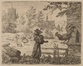 Reynard Disguised as a Monk