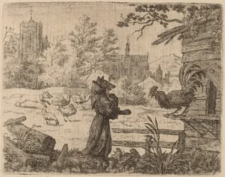 Reynard Disguised as a Monk, probably c. 1645-1656