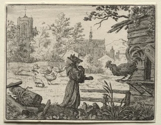 Reynard the Fox: Reynard Disguised as a Monk