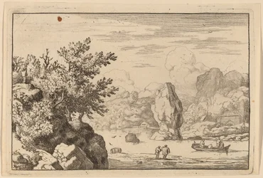 Rock in the Middle of a River