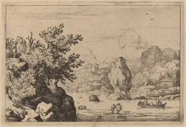 Rock in the Middle of a River