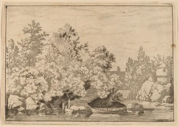 The Cudgel Dam and Covered Bridge