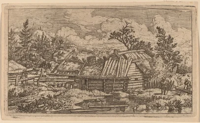 Two Beams Floating in the Water