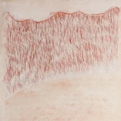 Abstract Red Flow