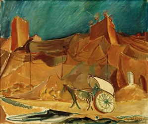 Spanish Landscape with Carriage