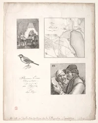 Lart de la litographie: Four Subjects after Falger
