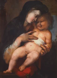 Madonna and Child, by Alonso Berruguete