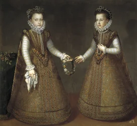 The Infantas Isabel Clara Eugenia and Catalina Micaela