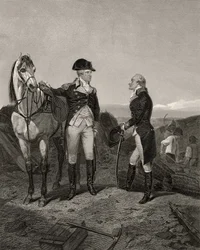 First Meeting of George Washington and Alexander Hamilton, from 