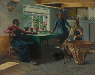 Interior with Fisherwomen