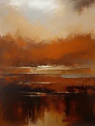 Abstract Sunset Reflections