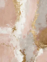 Blush Gold Abstraction