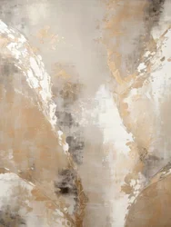 Golden Abstract Flow