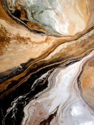 Golden Marble Flow
