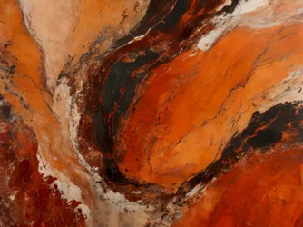 Molten Earth Abstract