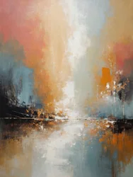 Vibrant Abstract Reflections