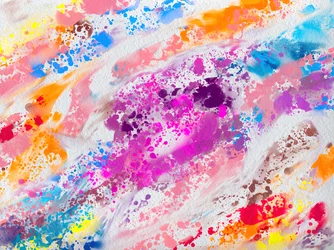 Vibrant Paint Splatter