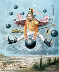 The Surprising Adventures of Baron Munchausen, illustration by Alphonse Adolphe Bichard (1879)