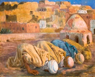Prayer on a Terrace at Bou-Saada or Es-Sojoud