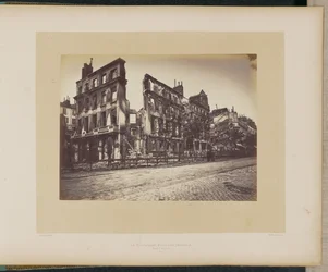 The Deffieux Restaurant Burned Down, Boulevard Saint-Martin