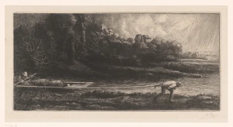 Landscape with Towboat