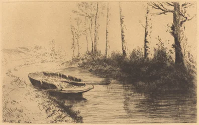 Canal Seen by Morning Light