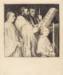 Choristers, 1st plate Le lutrin