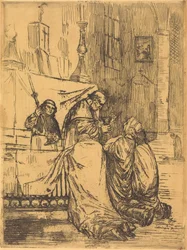 Communion in the Church of Saint Medard