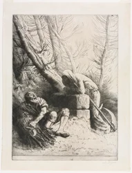 Death and the Woodcutter, 1881
