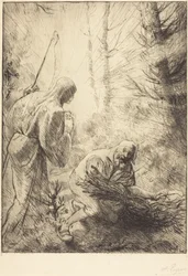 Death and the Woodcutter, 2nd Plate