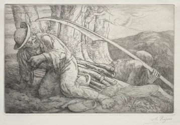 La Mort et le Bûcheron (5th Plate)