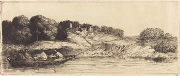 Landscape with Boat, 1st plate