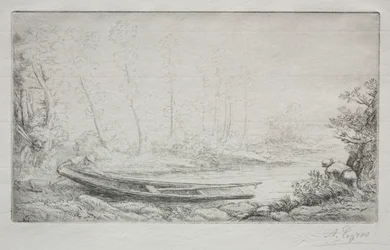 Departure for Fishing, in the Mists