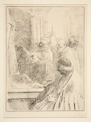 Monks in Church