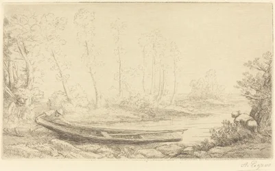 Man with a Punt, Figure to the Right