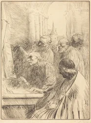 Monks at Church