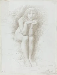 Nude Model Seated