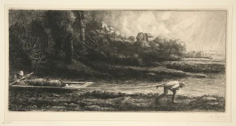 Landscape in a Boat