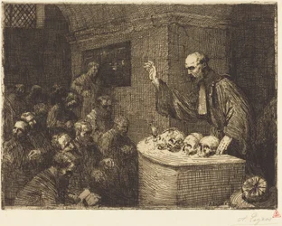 Phrenology Course, 2nd plate