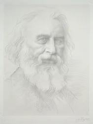 Portrait of Henry Wadsworth Longfellow (2nd Plate)
