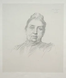 Portrait of Madame Kemp, Front View (3rd Plate)