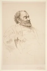 Portrait of Val Prinsep, R.A.