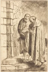 Saint Peter and Saint Paul in the Door of M. Richard