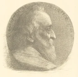 Self-Portrait, Medallion, No.1, 9th plate, 1905
