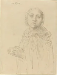 Study of Woman Praying