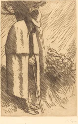 Traveler Taking Shelter